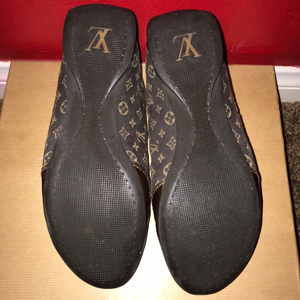 Louis Vuitton Monogram Idylle/Leather Sneakers - Picture 6 of 8